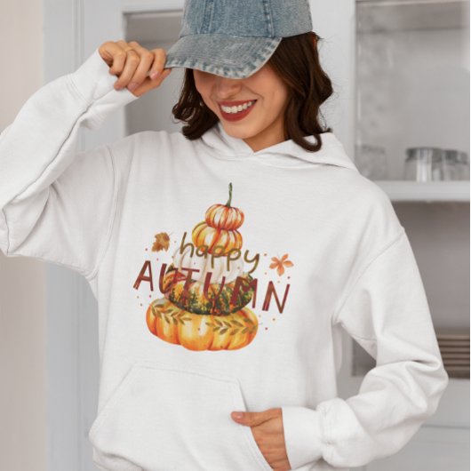 Pull À Capuche Bonjour Automne, Vibes d'Automne