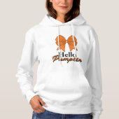 Pull À Capuche Bonjour Citrouilles, Automne Vibes d'automne (Devant)