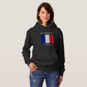 Pull À Capuche Bonjour Y'All  French Flag France Roots (Devant entier)