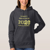 Pull À Capuche Bonne année 2024 Sweat-shirt à capuche (Devant)