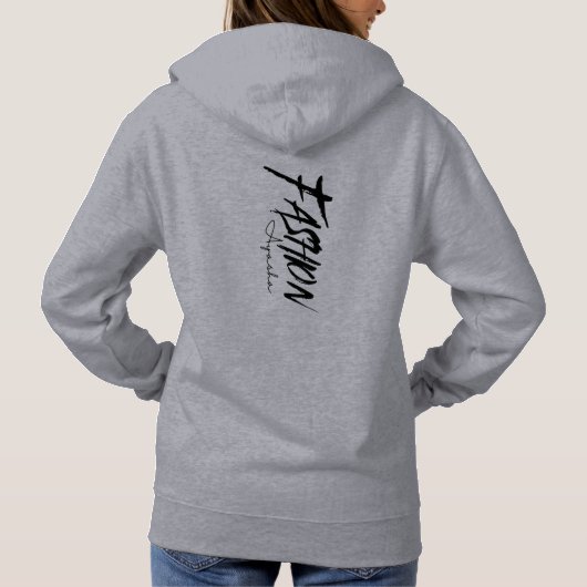 Pull À Capuche Bonnie et Clyde | Femmes Bonnie Grey (Dos)