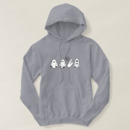 Pull À Capuche BOO ! Ghost mignon, fantôme d'Halloween