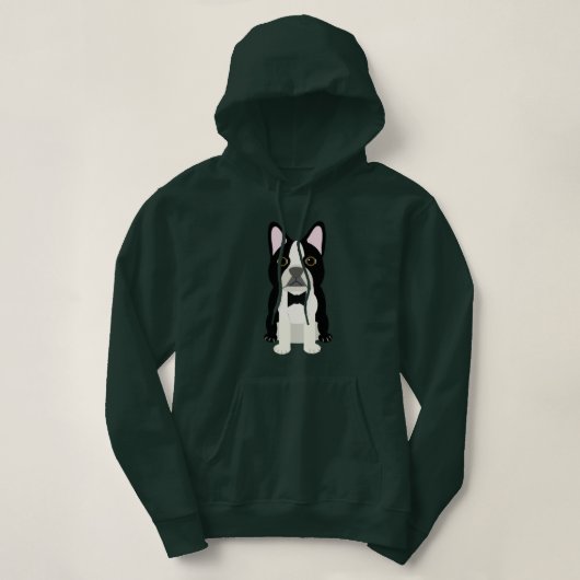 Pull À Capuche Boston Terrier (Design devant)