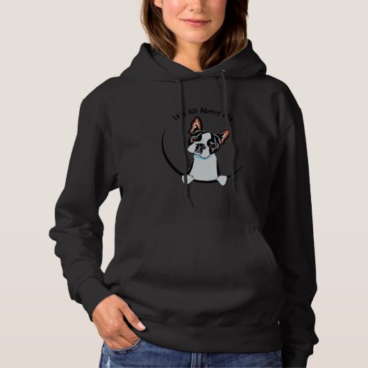 Pull À Capuche Boston Terrier Cute Pour Boston Terrier Chien race (Devant)
