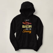 Pull À Capuche Boucher BBBQ Lover Meat Chef Amusant Bacon Humour (Design devant)
