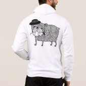 Pull À Capuche Bouledogue déçu : Romance triste (Dos)