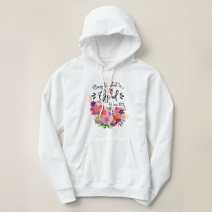 Pull À Capuche Bouquet floral coloré Romains 12:9