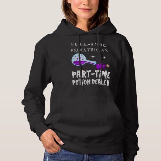 Pull À Capuche Bouteille de potion Costume de pédiatre gothique H (Devant)