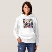 Pull À Capuche Boutique d'Halloween victorienne, Halloween apothe (Devant entier)