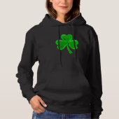 Pull À Capuche Bowling Shamrock St patrick Drôle Sport Hommes Fem (Devant)