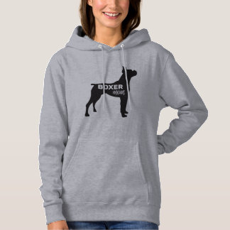 Pull À Capuche Boxer Chien Maman Cadeaux Pour Elle