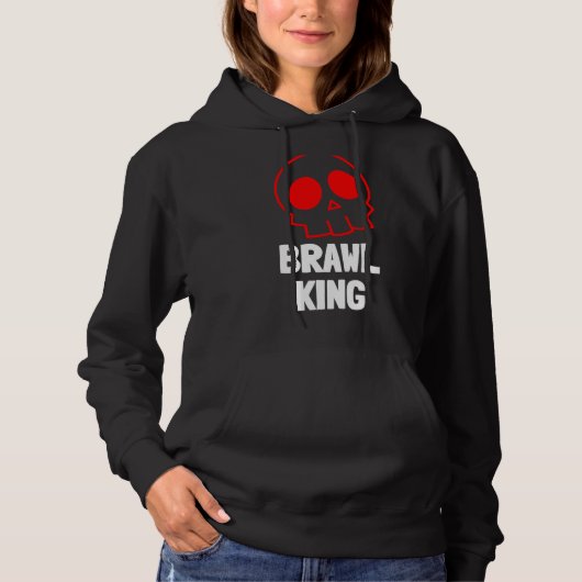 Pull À Capuche Brawl King Brawling Gamer Jeu 20 (Devant)