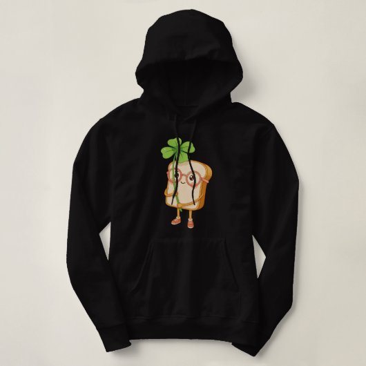 Pull À Capuche Bread Tony Lucky Clover – Cute Bread-T-Shirt (Design devant)