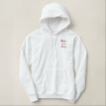 Pull À Capuche Brodé La mère brodée de la mariée Mariage vêtement<br><div class="desc">Mère de la fête de mariage de mariée a brodé Hoddie. Changez pour Mère de la Salle ou tout autre texte qui fonctionne pour vos besoins.</div>