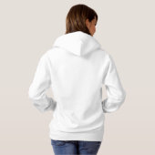 Pull À Capuche Broderie de pastèque de Palestine tatreez rouge (Dos entier)