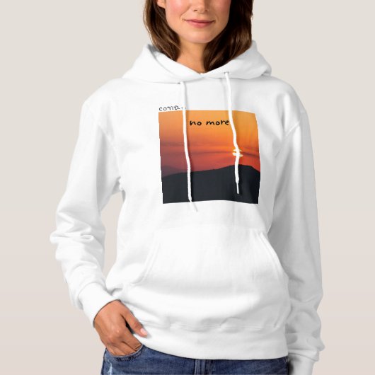 Pull À Capuche C O V I D- 19, plus (Devant)