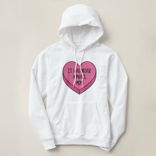 Pull À Capuche ça n'a jamais été une phase, maman emo conversatio (Design devant)