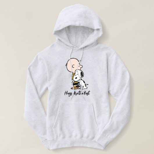 Pull À Capuche cacahuètes | Charlie Brown & Snoopy Hug (Design devant)