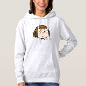Pull À Capuche cacahuètes | Peppermenthe Patty Face confuse (Devant)
