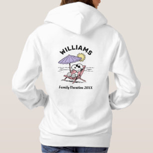 Pull À Capuche cacahuètes Snoopy Beach T-Shirt de vacances en f