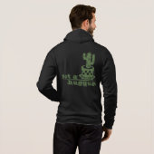 Pull À Capuche Cactus Pas un gros cactus drôle dire (Dos entier)