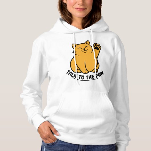 Pull À Capuche cadeau amateur de chats (Devant)