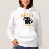 Pull À Capuche Cadeau amusant pour les amateurs de chats (Devant)