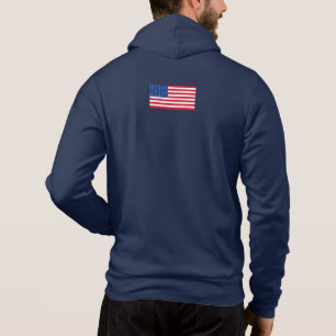 Pull À Capuche Cadeau de veste personnalisée avec drapeau américa