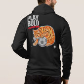 Pull À Capuche Cadeau drôle pour amateur de chat et joueur de foo (Dos)