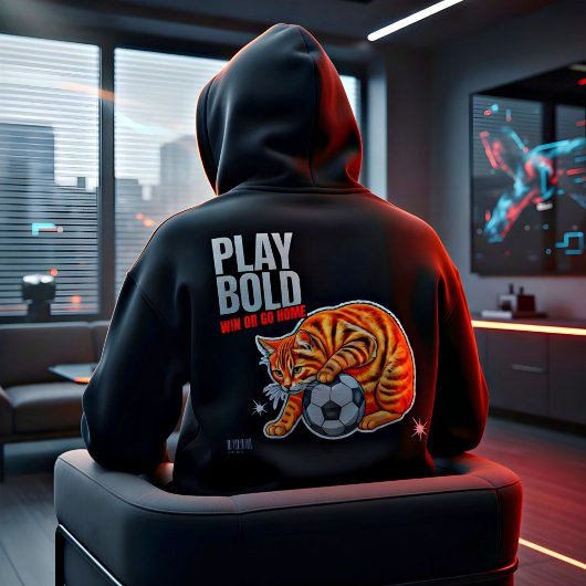 Pull À Capuche Cadeau drôle pour amateur de chat et joueur de foo