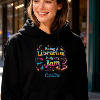 Pull À Capuche Cadeau personnalisé pour bibliothécaire