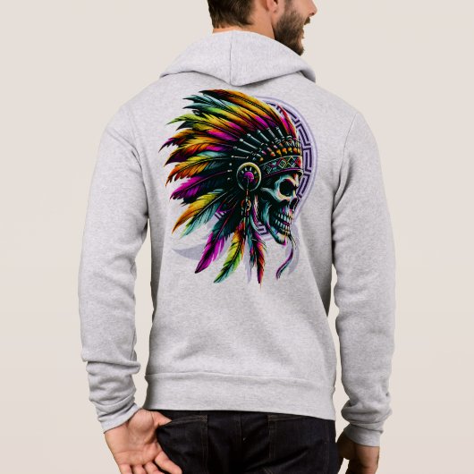 Pull À Capuche Calavera Indio Nativo (Dos)