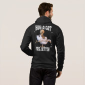 Pull À Capuche Câlins de chat pour se sentir mieux - Squelette de (Dos entier)
