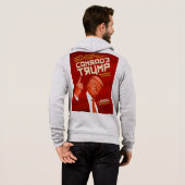 Pull À Capuche Camarade Trump - Affiche soviétique (Dos entier)