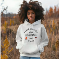 Camping de fond et les paroles de vin