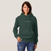 Pull À Capuche Camping Mama Moderne avec Typographie Élégante (Devant entier)