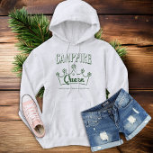 Pull À Capuche Camping Queen Bride Camp Bachelorette Party Chic