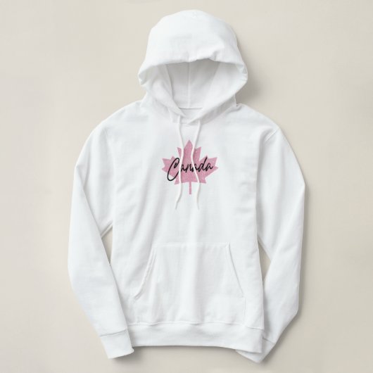 Pull À Capuche Canada Feuille d'érable (Design devant)
