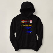 Pull À Capuche Canada Soccer Jersey Drapeau canadien Amateurs de  (Design devant)