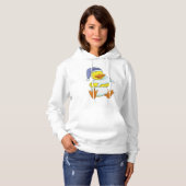 Pull À Capuche Canard dormant avec casquette (Devant entier)