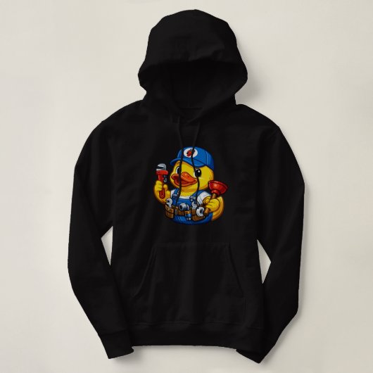 Pull À Capuche Canard en caoutchouc plombier (Design devant)