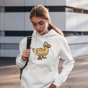 Pull À Capuche Canard jaune