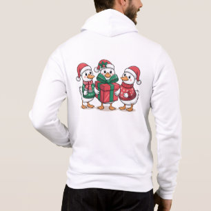 Pull À Capuche Canards de Noël mignons Art de dessin animé-68105