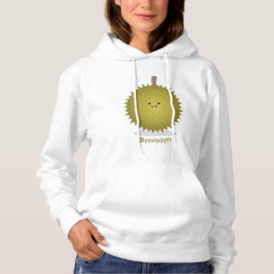 Pull À Capuche Caricature de durian joyeux