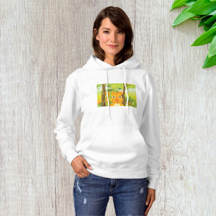 Pull À Capuche Caricature de tigre en colère mignonne dans la jun