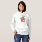 Pull À Capuche Caricature d'hippocampe pygmée (Devant entier)