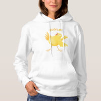 Caricature d'oiseau canari jaune chantant mignon
