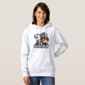 Pull À Capuche Caricature Harry Potter et Buckbeak (Devant entier)