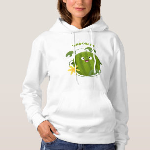 Pull À Capuche Caricature joli et souriant de pastèque