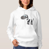 Pull À Capuche Caricature Zebra (Devant)